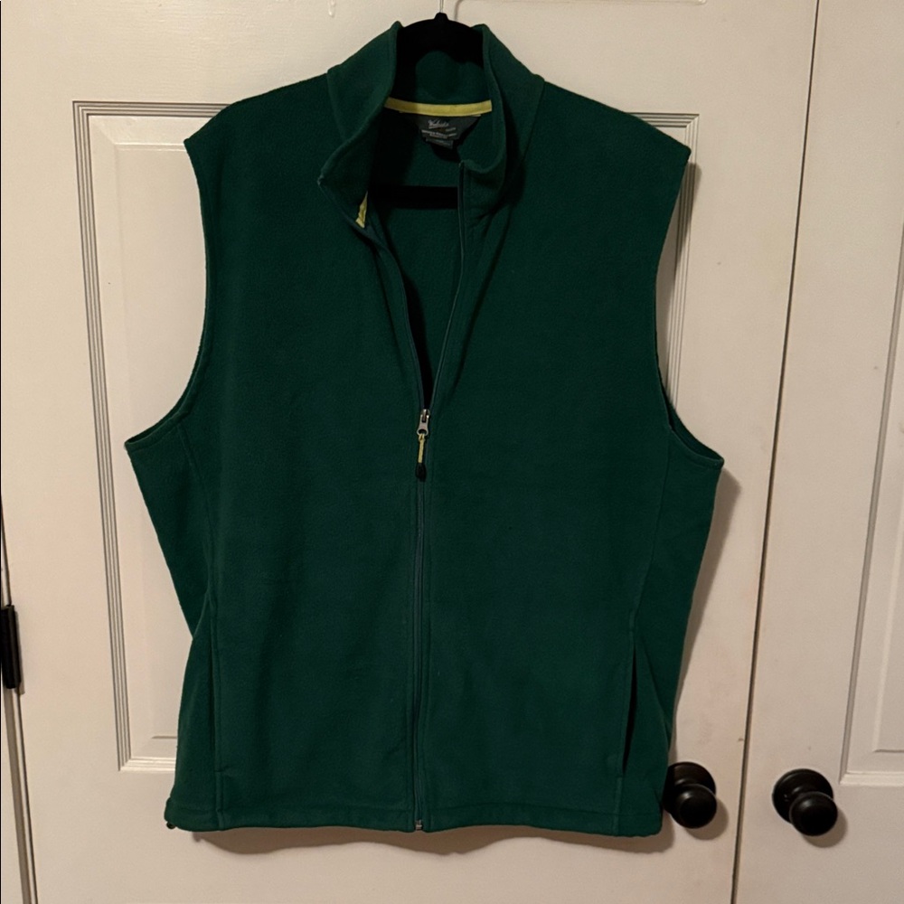 Woolrich Green Fleece Vest